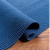 image:imageSAFAVIEH Washable Rug Outdoor Braided Collection  5 x 8 Oval Green Handmade amp Reversible NonShedding amp Easy to Clean Ideal for Patio Backyard Mudroom BRD315ABlue