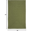 image:imageSAFAVIEH Washable Rug Outdoor Braided Collection  5 x 8 Oval Green Handmade amp Reversible NonShedding amp Easy to Clean Ideal for Patio Backyard Mudroom BRD315AGreen