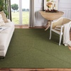 image:imageSAFAVIEH Washable Rug Outdoor Braided Collection  5 x 8 Oval Green Handmade amp Reversible NonShedding amp Easy to Clean Ideal for Patio Backyard Mudroom BRD315AGreen