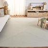 image:imageSAFAVIEH Washable Rug Outdoor Braided Collection  5 x 8 Oval Green Handmade amp Reversible NonShedding amp Easy to Clean Ideal for Patio Backyard Mudroom BRD315ACream