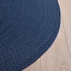 image:imageSAFAVIEH Washable Rug Outdoor Braided Collection  5 x 8 Oval Green Handmade amp Reversible NonShedding amp Easy to Clean Ideal for Patio Backyard Mudroom BRD315ANavy
