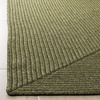 image:imageSAFAVIEH Washable Rug Outdoor Braided Collection  5 x 8 Oval Green Handmade amp Reversible NonShedding amp Easy to Clean Ideal for Patio Backyard Mudroom BRD315AGreen