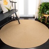 image:imageSAFAVIEH Washable Rug Outdoor Braided Collection  5 x 8 Oval Green Handmade amp Reversible NonShedding amp Easy to Clean Ideal for Patio Backyard Mudroom BRD315ABeigeTan