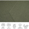 image:imageSAFAVIEH Washable Rug Outdoor Braided Collection  5 x 8 Oval Green Handmade amp Reversible NonShedding amp Easy to Clean Ideal for Patio Backyard Mudroom BRD315AGreen