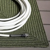 image:imageSAFAVIEH Washable Rug Outdoor Braided Collection  5 x 8 Oval Green Handmade amp Reversible NonShedding amp Easy to Clean Ideal for Patio Backyard Mudroom BRD315AGreen