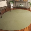 image:imageSAFAVIEH Washable Rug Outdoor Braided Collection  5 x 8 Oval Green Handmade amp Reversible NonShedding amp Easy to Clean Ideal for Patio Backyard Mudroom BRD315ASage