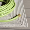 image:imageSAFAVIEH Washable Rug Outdoor Braided Collection  5 x 8 Oval Green Handmade amp Reversible NonShedding amp Easy to Clean Ideal for Patio Backyard Mudroom BRD315ACream