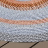 image:imageSAFAVIEH Washable Rug Outdoor Braided Collection  5 x 8 Oval Tan amp Multi Handmade amp Reversible NonShedding amp Easy to Clean Ideal for Patio Backyard Mudroom BRD314AGreyRust