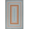image:imageSAFAVIEH Washable Rug Outdoor Braided Collection  5 x 8 Oval Tan amp Multi Handmade amp Reversible NonShedding amp Easy to Clean Ideal for Patio Backyard Mudroom BRD314AGreyRust