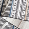 image:imageSAFAVIEH Washable Rug Outdoor Cabana Collection  8 x 10 Black amp Ivory NonShedding amp Easy to Clean Ideal for Patio Backyard Mudroom CBN414ZBlackIvory