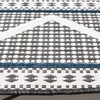 image:imageSAFAVIEH Washable Rug Outdoor Cabana Collection  8 x 10 Black amp Ivory NonShedding amp Easy to Clean Ideal for Patio Backyard Mudroom CBN414ZBlackIvory