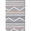 image:imageSAFAVIEH Washable Rug Outdoor Cabana Collection  8 x 10 Black amp Ivory NonShedding amp Easy to Clean Ideal for Patio Backyard Mudroom CBN414ZBlackIvory