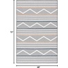 image:imageSAFAVIEH Washable Rug Outdoor Cabana Collection  8 x 10 Black amp Ivory NonShedding amp Easy to Clean Ideal for Patio Backyard Mudroom CBN414ZBlackIvory