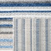 image:imageSAFAVIEH Washable Rug Outdoor Cabana Collection  8 x 10 Ivory amp Green NonShedding amp Easy to Clean Ideal for Patio Backyard Mudroom CBN323AGreyBlue