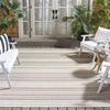 image:imageSAFAVIEH Washable Rug Outdoor Cabana Collection  8 x 10 Ivory amp Green NonShedding amp Easy to Clean Ideal for Patio Backyard Mudroom CBN323AIvoryGrey
