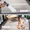 image:imageSAFAVIEH Washable Rug Outdoor Cabana Collection  8 x 10 Ivory amp Green NonShedding amp Easy to Clean Ideal for Patio Backyard Mudroom CBN323AIvoryGrey