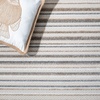 image:imageSAFAVIEH Washable Rug Outdoor Cabana Collection  8 x 10 Ivory amp Green NonShedding amp Easy to Clean Ideal for Patio Backyard Mudroom CBN323AIvoryGrey