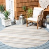 image:imageSAFAVIEH Washable Rug Outdoor Cabana Collection  8 x 10 Ivory amp Green NonShedding amp Easy to Clean Ideal for Patio Backyard Mudroom CBN323AIvoryGrey