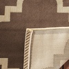 image:imageSAFAVIEH Washable Rug Outdoor Courtyard Collection  67 x 96 Dark Brown NonShedding amp Easy Cleaning Ideal for Patio Backyard Mudroom CY6243204