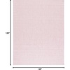 image:imageSAFAVIEH Washable Rug Outdoor Courtyard Collection  8 x 10 Dark Grey amp Rust NonShedding amp Easy Cleaning Ideal for Patio Backyard Mudroom Dining Space CY852059322Soft Pink