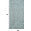 image:imageSAFAVIEH Washable Rug Outdoor Courtyard Collection  8 x 10 Dark Grey amp Rust NonShedding amp Easy Cleaning Ideal for Patio Backyard Mudroom Dining Space CY852059322Aqua