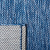 image:imageSAFAVIEH Washable Rug Outdoor Courtyard Collection  8 x 10 Dark Grey amp Rust NonShedding amp Easy Cleaning Ideal for Patio Backyard Mudroom Dining Space CY852059322NavyNavy
