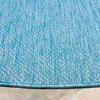 image:imageSAFAVIEH Washable Rug Outdoor Courtyard Collection  8 x 10 Dark Grey amp Rust NonShedding amp Easy Cleaning Ideal for Patio Backyard Mudroom Dining Space CY852059322AquaAqua