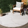 image:imageSAFAVIEH Washable Rug Outdoor Global Collection  53 x 76 Light Beige amp Ivory NonShedding amp Easy to Clean Ideal for Patio Backyard Mudroom GLB232BLight BeigeIvory
