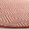 image:imageSAFAVIEH Washable Rug Outdoor Linden Collection  4 x 6 Red amp Cream NonShedding amp Easy to Clean Ideal for Patio Backyard Mudroom LND173QRedCreme