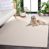 image:imageSAFAVIEH Washable Rug Outdoor Sisal AllWeather Collection  9 x 12 Taupe NonShedding amp Easy to Clean Ideal for Patio Backyard Mudroom SAW640EIvoryNatural