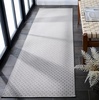 image:imageSAFAVIEH Washable Rug Outdoor Terrace Collection  53 x 76 Black amp White NonShedding amp Easy to Clean Ideal for Patio Backyard Mudroom TER804ZGreyIvory