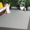 image:imageSAFAVIEH Washable Rug Outdoor Terrace Collection  53 x 76 Black amp White NonShedding amp Easy to Clean Ideal for Patio Backyard Mudroom TER804ZGreyIvory
