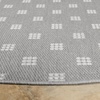 image:imageSAFAVIEH Washable Rug Outdoor Terrace Collection  53 x 76 Black amp White NonShedding amp Easy to Clean Ideal for Patio Backyard Mudroom TER804ZGreyIvory
