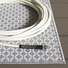 image:imageSAFAVIEH Washable Rug Outdoor Terrace Collection  53 x 76 Black amp White NonShedding amp Easy to Clean Ideal for Patio Backyard Mudroom TER804ZGreyIvory