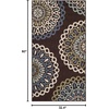 image:imageSAFAVIEH Washable Rug Outdoor Veranda Collection  8 x 10 Cream amp Blue NonShedding amp Easy to Clean Ideal for Patio Backyard Mudroom VER0920615ChocolateBlue