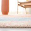 image:imageSAFAVIEH Washable Rug Paint Brush Collection  55 x 76 Pink amp Blue Slip Resistant amp Easy to Clean Ideal for Living Room Bedroom Nursery Kids Playroom Dining Space PTB173UPinkBlue