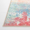 image:imageSAFAVIEH Washable Rug Paint Brush Collection  55 x 76 Pink amp Blue Slip Resistant amp Easy to Clean Ideal for Living Room Bedroom Nursery Kids Playroom Dining Space PTB173UPinkBlue