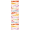 image:imageSAFAVIEH Washable Rug Paint Brush Collection  55 x 76 Pink amp Blue Slip Resistant amp Easy to Clean Ideal for Living Room Bedroom Nursery Kids Playroom Dining Space PTB173UPinkBlue