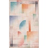 image:imageSAFAVIEH Washable Rug Paint Brush Collection  79 x 10 Pink amp Blue Slip Resistant amp Easy to Clean Ideal for Living Room Bedroom Nursery Kids Playroom Dining Space PTB189UPinkBlue