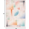 image:imageSAFAVIEH Washable Rug Paint Brush Collection  79 x 10 Pink amp Blue Slip Resistant amp Easy to Clean Ideal for Living Room Bedroom Nursery Kids Playroom Dining Space PTB189UPinkBlue