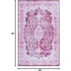 image:imageSAFAVIEH Washable Rug Tucson Collection  6 x 9 Dark Grey amp Light Grey Slip Resistant amp Easy to Clean Ideal for Living Room Bedroom Dining Space TSN206FFuchsiaPurple