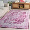 image:imageSAFAVIEH Washable Rug Tucson Collection  6 x 9 Dark Grey amp Light Grey Slip Resistant amp Easy to Clean Ideal for Living Room Bedroom Dining Space TSN206FFuchsiaPurple