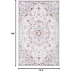 image:imageSAFAVIEH Washable Rug Tucson Collection  8 x 10 Beige amp Grey Slip Resistant amp Easy to Clean Ideal for Living Room Bedroom Dining Space TSN103BBeigeGrey