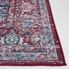 image:imageSAFAVIEH Washable Rug Tucson Collection  8 x 10 Ivory amp Red Slip Resistant amp Easy to Clean Ideal for Living Room Bedroom Dining Space TSN113AIvoryRed