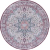 image:imageSAFAVIEH Washable Rug Tucson Collection  8 x 10 Ivory amp Red Slip Resistant amp Easy to Clean Ideal for Living Room Bedroom Dining Space TSN113AIvoryRed