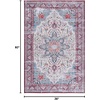 image:imageSAFAVIEH Washable Rug Tucson Collection  8 x 10 Ivory amp Red Slip Resistant amp Easy to Clean Ideal for Living Room Bedroom Dining Space TSN113AIvoryRed