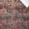 image:imageSAFAVIEH Washable Rug Tucson Collection  8 x 10 Rust amp Green Slip Resistant amp Easy to Clean Ideal for Living Room Bedroom Dining Space TSN114PIvoryGreen
