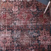 image:imageSAFAVIEH Washable Rug Tucson Collection  8 x 10 Rust amp Green Slip Resistant amp Easy to Clean Ideal for Living Room Bedroom Dining Space TSN114PRustGreen