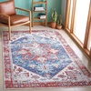 image:imageSAFAVIEH Washable Rug Tucson Collection  8 x 10 Sage amp Ivory Slip Resistant amp Easy to Clean Ideal for Living Room Bedroom Dining Space TSN102WBlueRed