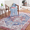 image:imageSAFAVIEH Washable Rug Tucson Collection  8 x 10 Sage amp Ivory Slip Resistant amp Easy to Clean Ideal for Living Room Bedroom Dining Space TSN102WBlueRed